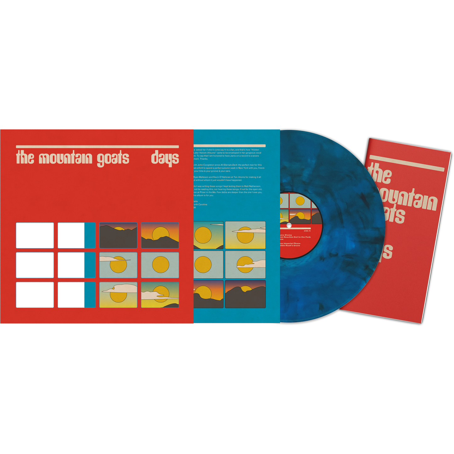 Days Artist Exclusive Deluxe LP - "Approaching Dusk Blue"